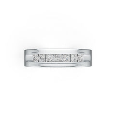 Sterling Silver Semi Mount Ring Setting Princess SQ 2.5mm DHJ