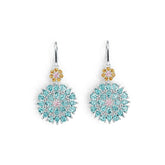 Sterling Silver Semi Mount Earrings Setting Pear PE 4X3mm DHJ