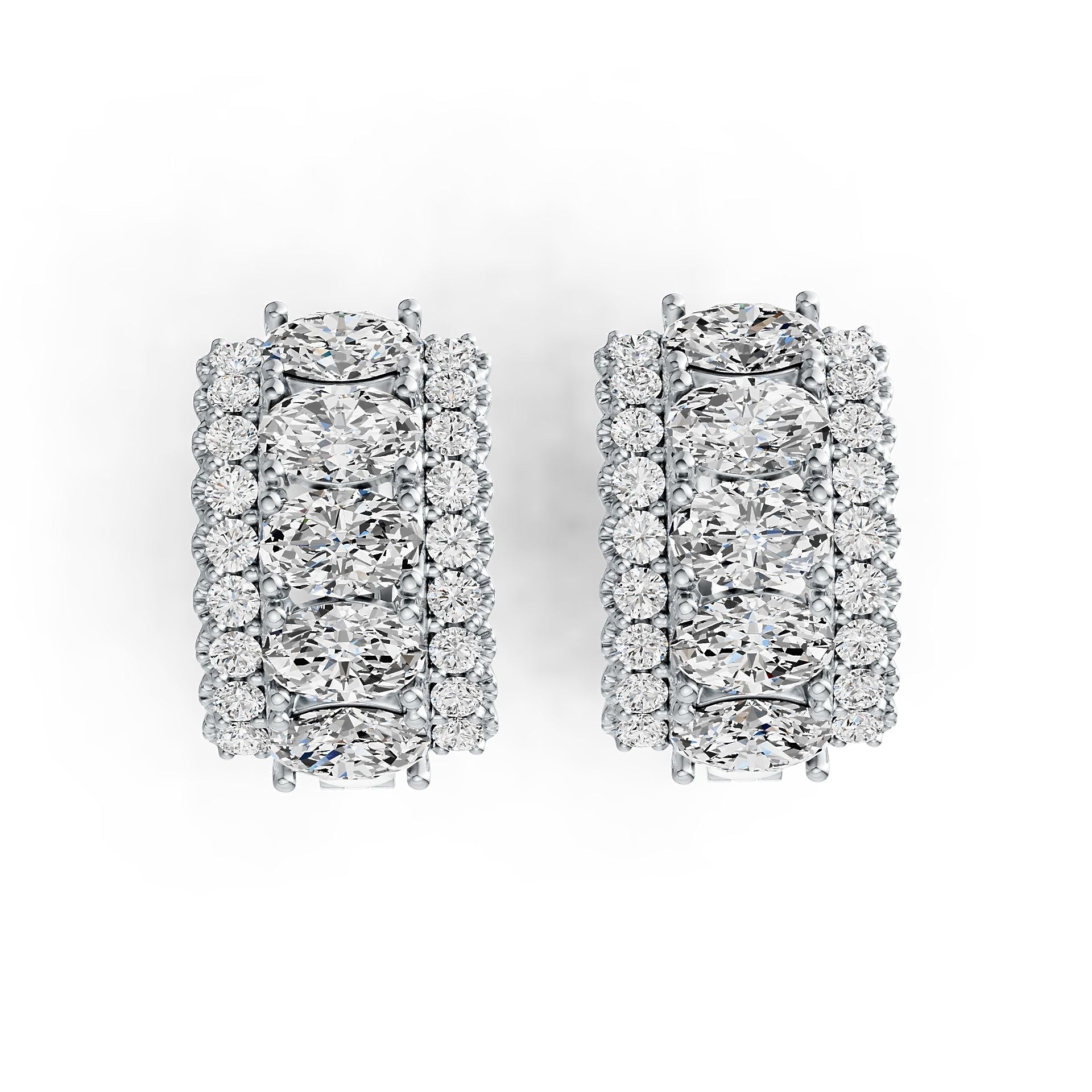 Sterling Silver Semi Mount Earrings Setting Oval OV 6x4mm Syzjewelry