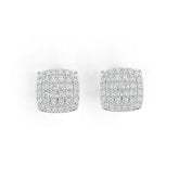 Sterling Silver Semi Mount Earrings Setting Round RD 1.8mm DHJ