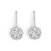 Sterling Silver Semi Mount Earrings Setting Round RD 6x6mm DHJ
