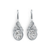 Sterling Silver Semi Mount Earrings Setting Oval OV 10X8mm DHJ
