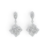 Sterling Silver Semi Mount Earrings Setting Emerald OCT 6X4mm MQ 8X4mm Syzjewelry