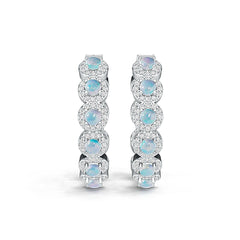 Sterling Silver Semi Mount Earrings Setting Round RD 3x3mm DHJ