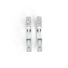Sterling Silver Semi Mount Earrings Setting Cushion CU 3X3mm DHJ