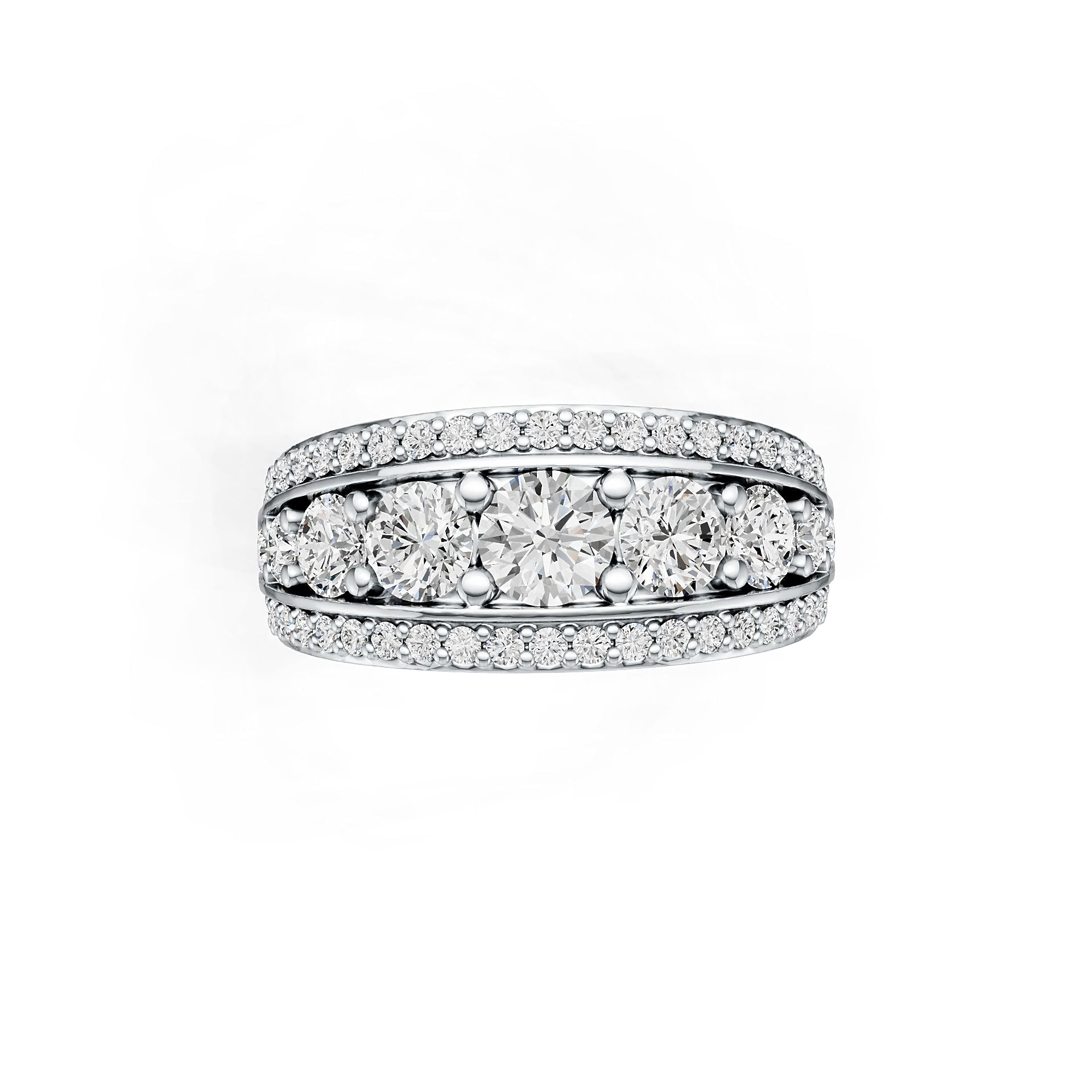 Sterling Silver Semi Mount Ring Setting RD 4.5x4.5 4x4 3.5x3.5 2.5x2.5 2x2mm Syzjewelry