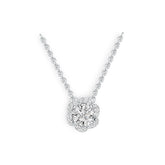 Sterling Silver Semi Mount Pendant Setting Round RD 6.5x6.5mm Syzjewelry