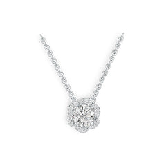 Sterling Silver Semi Mount Pendant Setting Round RD 6.5x6.5mm Syzjewelry
