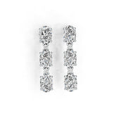 Sterling Silver Semi Mount Earrings Setting Oval OV 6X4mm DHJ