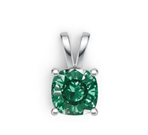 Sterling Silver Semi Mount Pendant Setting Cushion CU 6x6mm - Syzjewelry