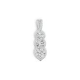Sterling Silver Semi Mount Pendant Setting Round RD 8x8mm RD 7x7mm RD 6x6mm DHJ