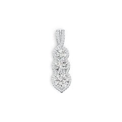 Sterling Silver Semi Mount Pendant Setting Round RD 8x8mm RD 7x7mm RD 6x6mm DHJ
