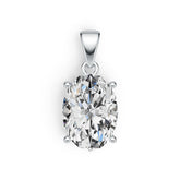 Sterling Silver Semi Mount Pendant Setting Oval OV 14X10mm DHJ