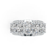 Sterling Silver Semi Mount Ring Setting Oval OV 8X6mm OV 6X4mm DHJ