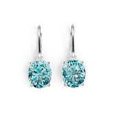 Sterling Silver Semi Mount Earrings Setting Oval OV 12X10mm DHJ