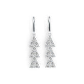 Sterling Silver Semi Mount Earrings Setting Pear PE 4X3mm DHJ