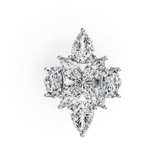 Sterling Silver Semi Mount Ring Setting Marquise MQ 9x4.5mm PE 9x6mm OV 8x6mm Syzjewelry
