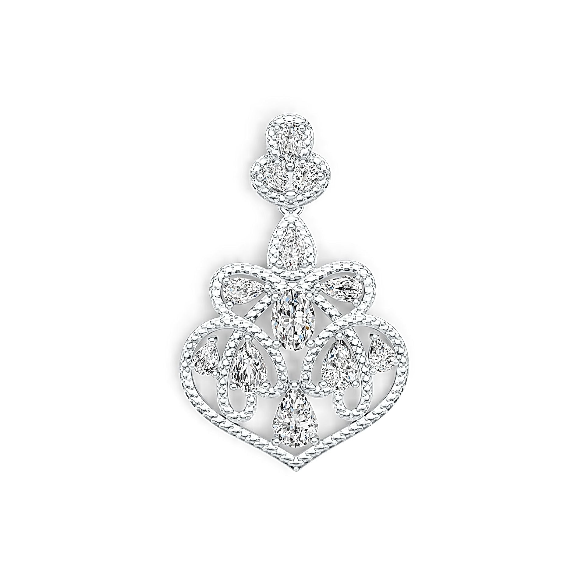 Sterling Silver Semi Mount Pendant Setting Oval OV 7X5mm PE 7X5mm DHJ