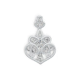 Sterling Silver Semi Mount Pendant Setting Oval OV 7X5mm PE 7X5mm DHJ