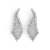 Sterling Silver Semi Mount Earrings Setting Oval OV 4X3mm PE 4X3mm RD 3X3mm DHJ
