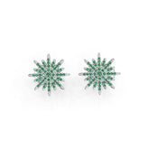 Sterling Silver Semi Mount Earrings Setting Round RD 1.4mm DHJ