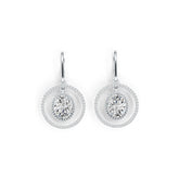 Sterling Silver Semi Mount Earrings Setting Oval OV 10X8mm DHJ