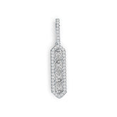 Sterling Silver Semi Mount Pendant Setting Oval OV 5X3mm DHJ