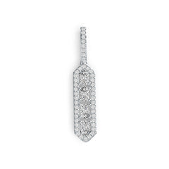 Sterling Silver Semi Mount Pendant Setting Oval OV 5X3mm DHJ