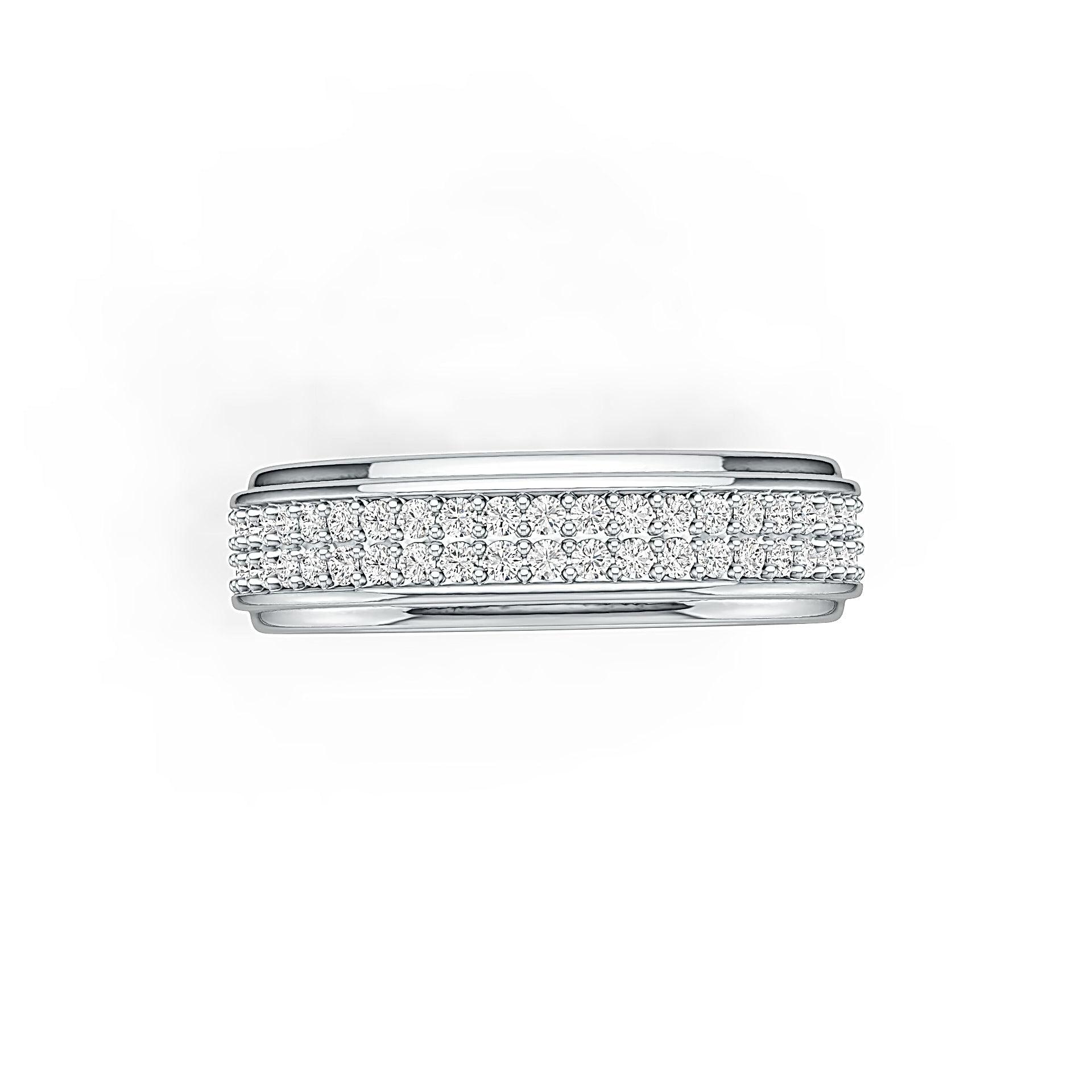 10K Gold Semi Mount Ring Setting Round RD 1.5mm DHJ