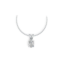 Sterling Silver Semi Mount Pendant Setting Oval OV 8X6mm DHJ