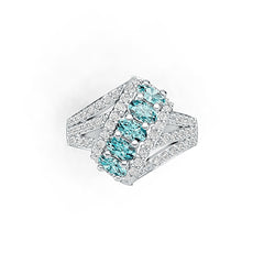 Sterling Silver Semi Mount Ring Setting Oval OV 5x3mm DHJ