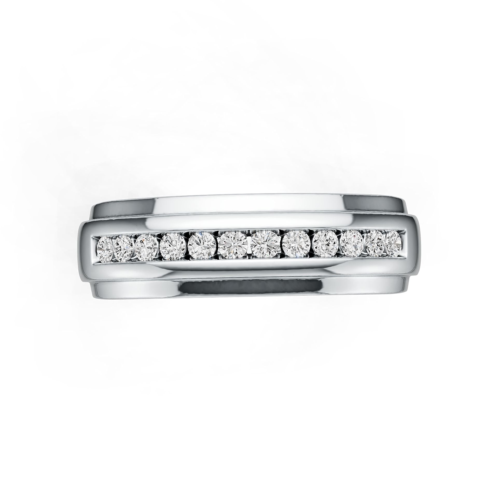 Sterling Silver Semi Mount Ring Setting Round RD 2x2mm DHJ