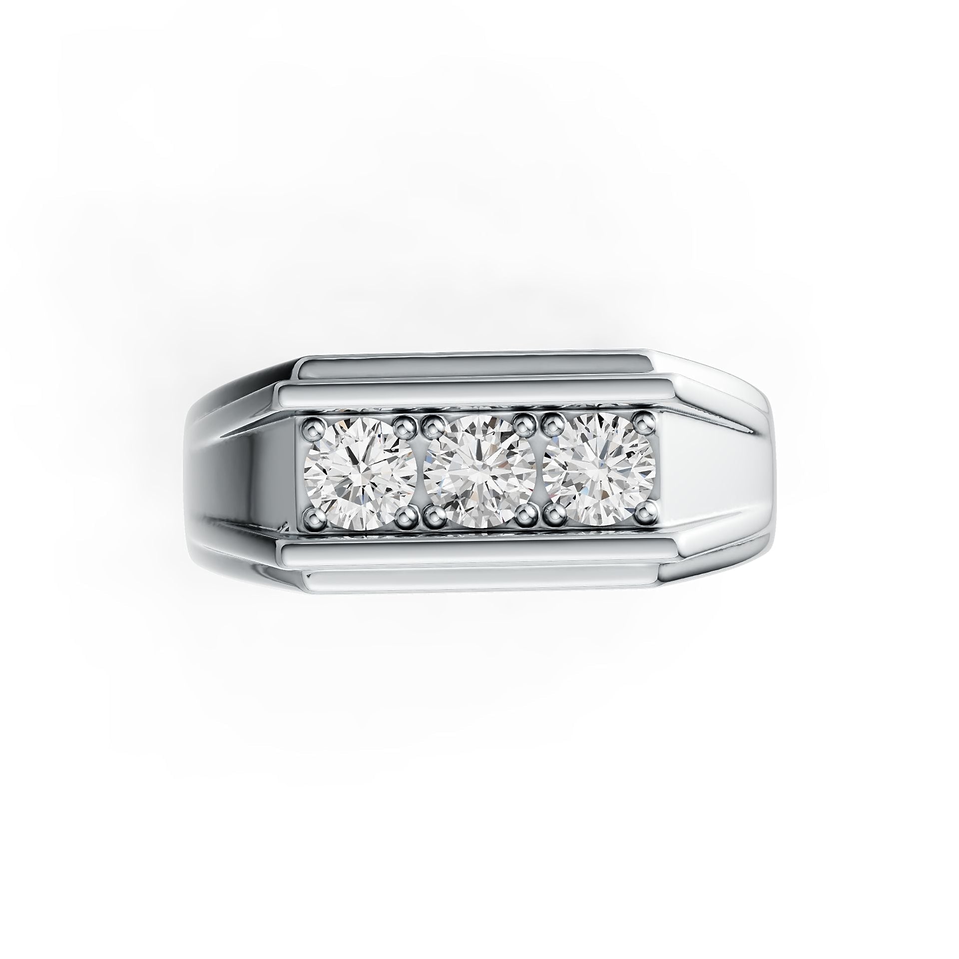10K Gold Semi Mount Ring Setting Round RD 4x4mm DHJ