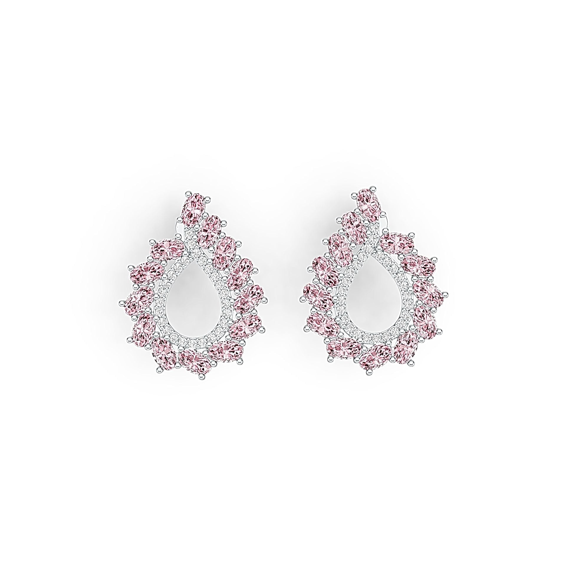 Sterling Silver Semi Mount Earrings Setting Oval OV 5x3mm Syzjewelry