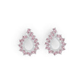 Sterling Silver Semi Mount Earrings Setting Oval OV 5x3mm Syzjewelry