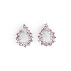 Sterling Silver Semi Mount Earrings Setting Oval OV 5x3mm Syzjewelry