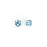 Sterling Silver Semi Mount Earrings Setting Cushion CU 6X6mm DHJ