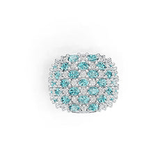 Sterling Silver Semi Mount Ring Setting Oval OV 4X3mm DHJ