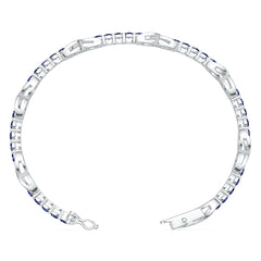 Sterling Silver Semi Mount Bracelet Setting Round RD 3x3mm DHJ