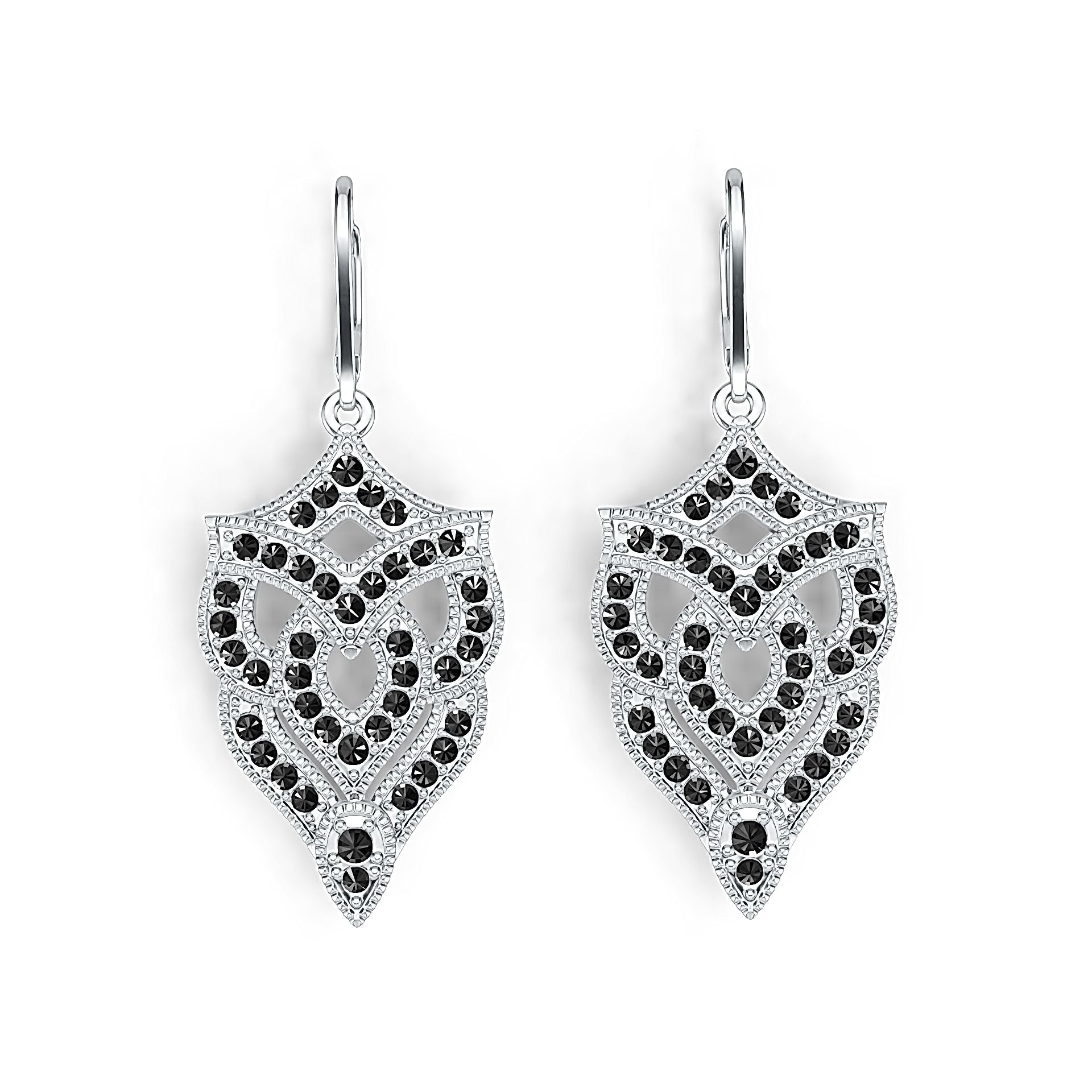 Sterling Silver Semi Mount Earrings Setting Round RD 2x2mm DHJ