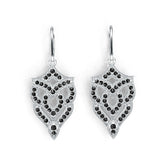 Sterling Silver Semi Mount Earrings Setting Round RD 2x2mm DHJ