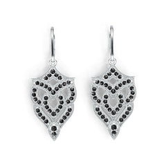 Sterling Silver Semi Mount Earrings Setting Round RD 2x2mm DHJ