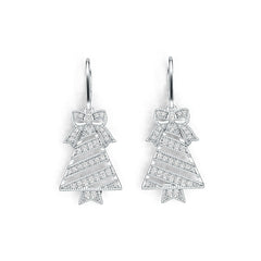 Sterling Silver Semi Mount Earrings Setting Round RD 1.5mm DHJ