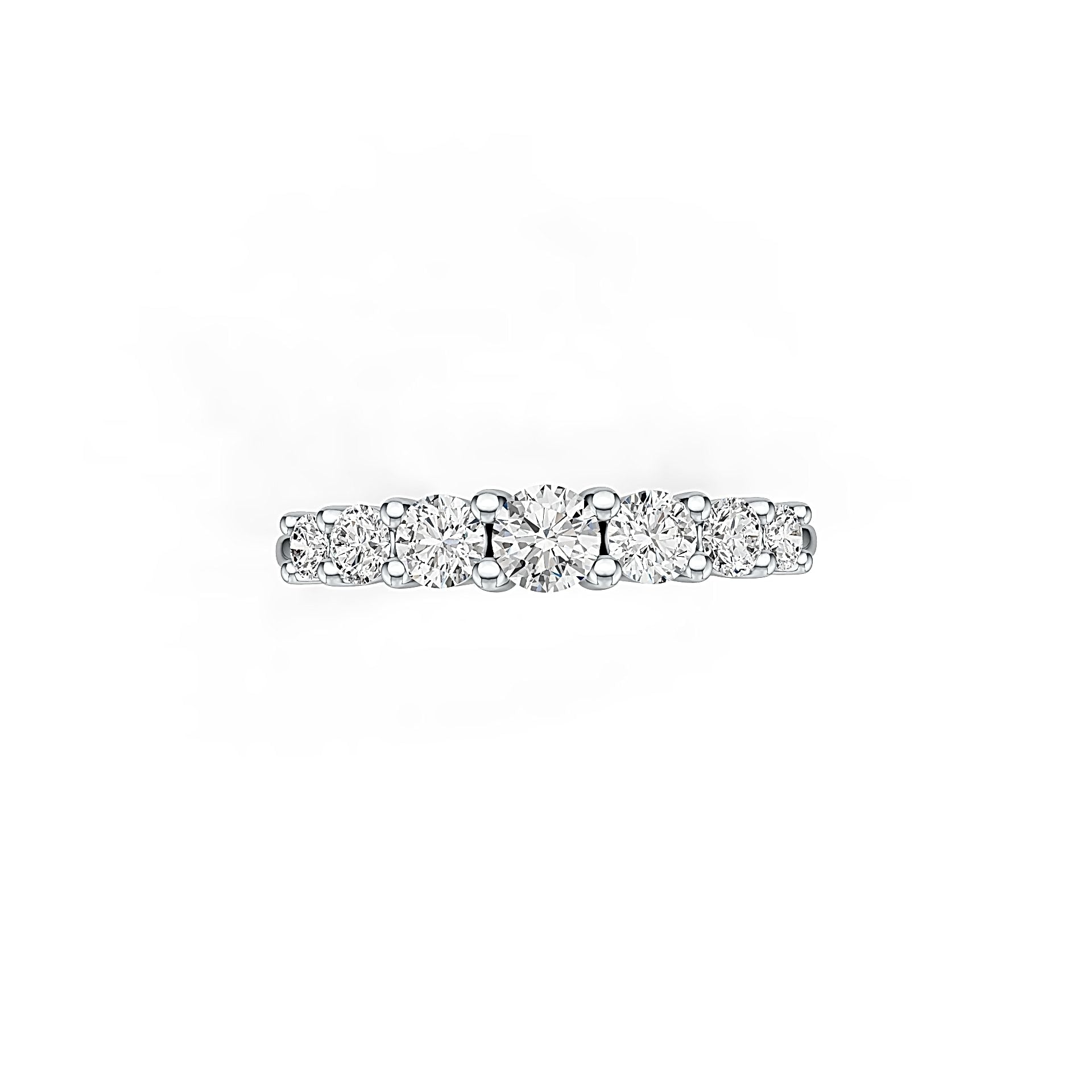Sterling Silver Semi Mount Ring Setting Round RD 4x4mm DHJ