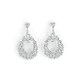 Sterling Silver Semi Mount Earrings Setting Pear PE 6x4mm OV 5x3mm OV 4x3mm DHJ