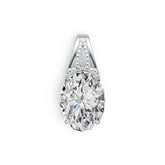 Sterling Silver Semi Mount Pendant Setting Oval OV 16X12mm DHJ