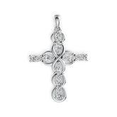 Sterling Silver Semi Mount Pendant Setting Oval OV 5x3mm PE 5x3mm DHJ