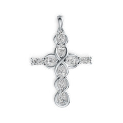 Sterling Silver Semi Mount Pendant Setting Oval OV 5x3mm PE 5x3mm DHJ