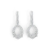 Sterling Silver Semi Mount Earrings Setting Round RD 4.0mm 3.5mm 3mm 2.5mm 2mm DHJ