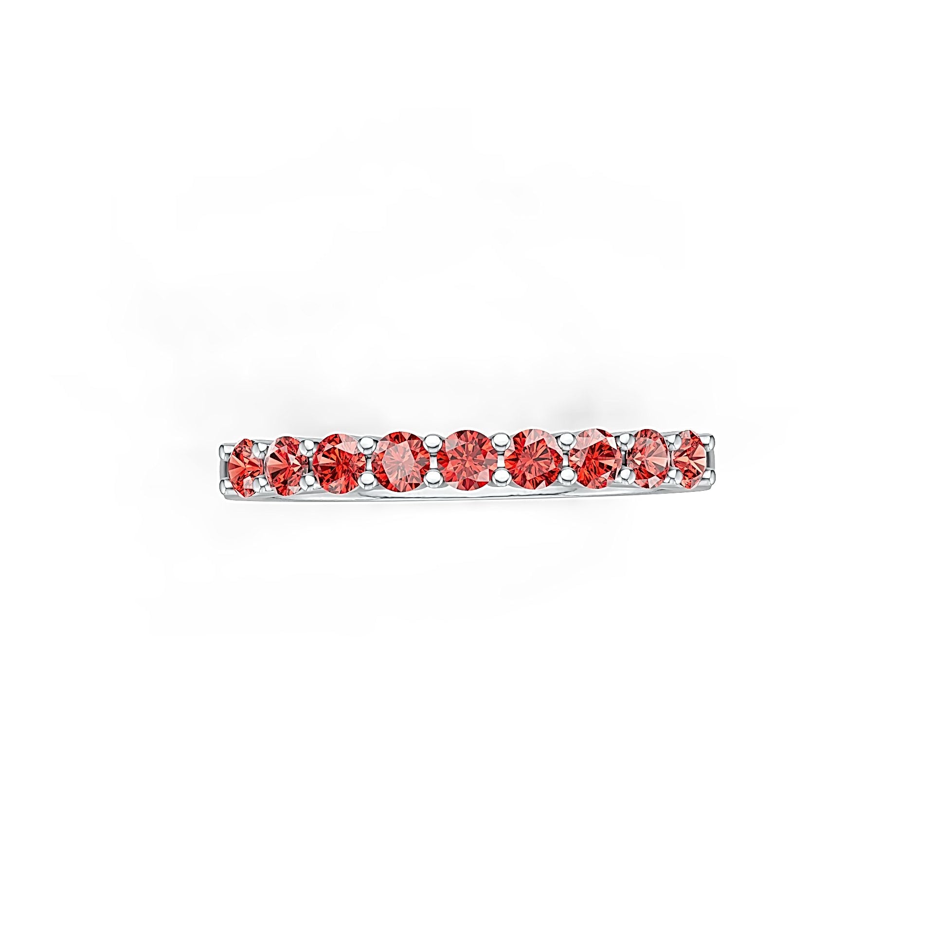 Sterling Silver Semi Mount Ring Setting Round RD 2.6x2.6mm 9 Stone Ring DHJ